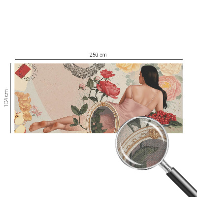 Tapeta fotograficzna z motywem kwiatowej elegancji