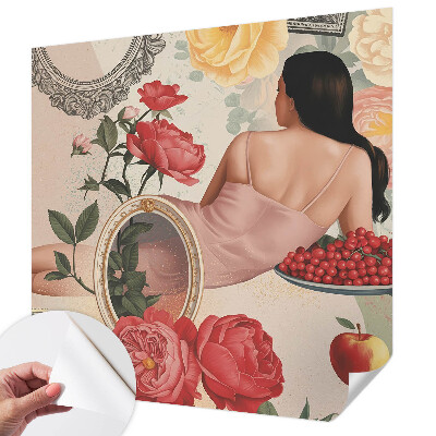 Tapeta fotograficzna z motywem kwiatowej elegancji