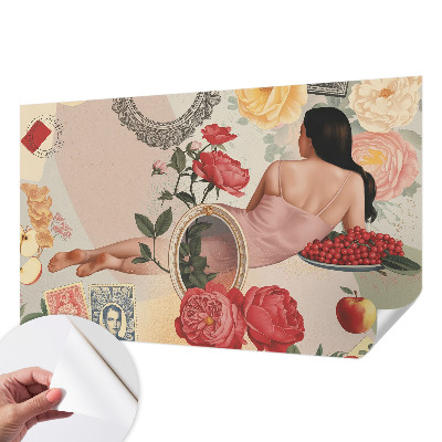 Tapeta fotograficzna z motywem kwiatowej elegancji