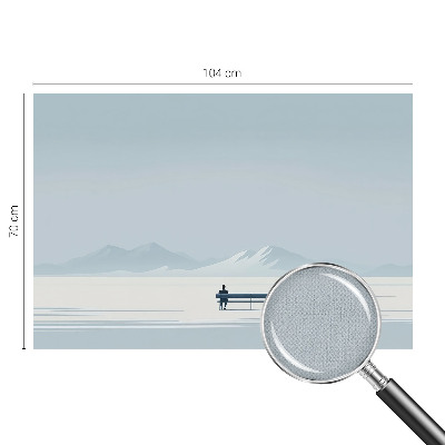 Tapeta fotograficzna samoprzylepna z motywem minimalistycznego krajobrazu