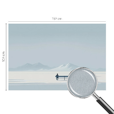 Tapeta fotograficzna samoprzylepna z motywem minimalistycznego krajobrazu