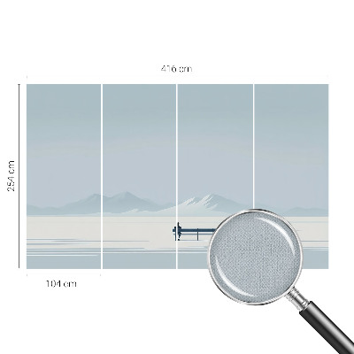 Tapeta fotograficzna samoprzylepna z motywem minimalistycznego krajobrazu