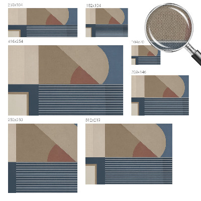 Fototapeta na ścianę z motywem harmonijnej geometrii
