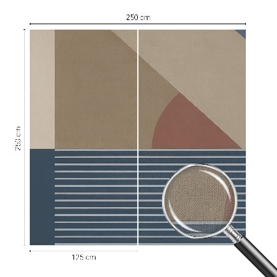 Fototapeta na ścianę z motywem harmonijnej geometrii