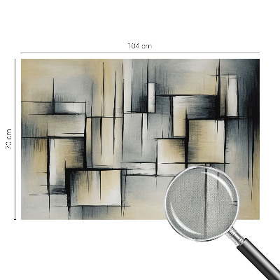 Dekoracyjna fototapeta na ścianę z abstrakcyjnym geometrycznym wzorem