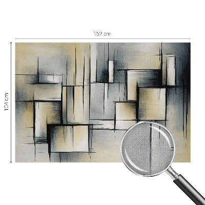 Dekoracyjna fototapeta na ścianę z abstrakcyjnym geometrycznym wzorem