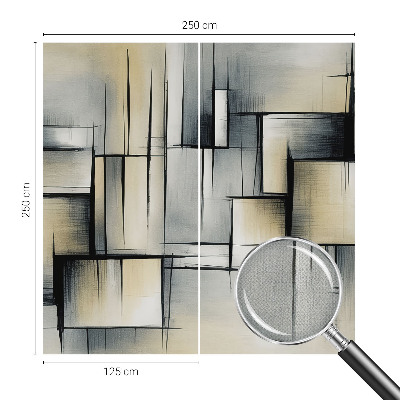 Dekoracyjna fototapeta na ścianę z abstrakcyjnym geometrycznym wzorem