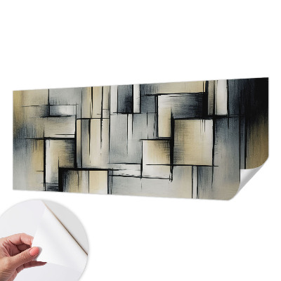 Dekoracyjna fototapeta na ścianę z abstrakcyjnym geometrycznym wzorem