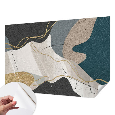 Nowoczesna fototapeta do salonu Abstrakcyjne formy