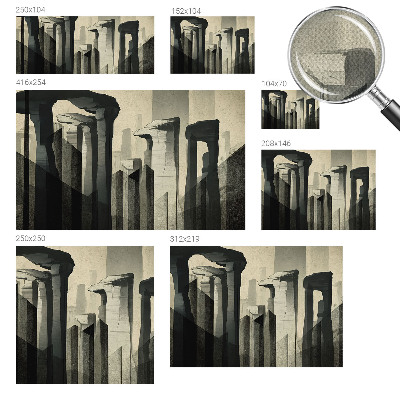 Fototapeta na ścianę z motywem surowej architektury