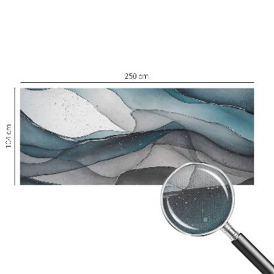 Tapeta fotograficzna samoprzylepna z motywem kolorowych fal