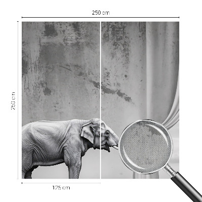 Fototapeta samoprzylepna do sypialni z surrealistycznym motywem słonia