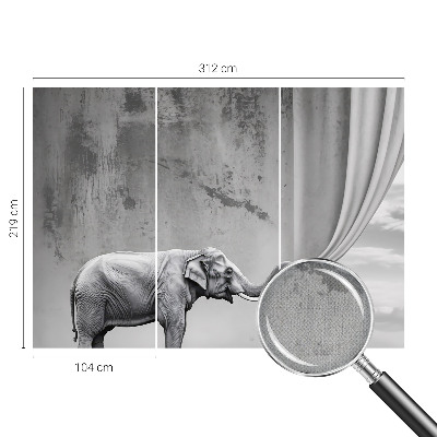 Fototapeta samoprzylepna do sypialni z surrealistycznym motywem słonia