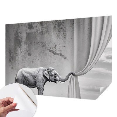 Fototapeta samoprzylepna do sypialni z surrealistycznym motywem słonia
