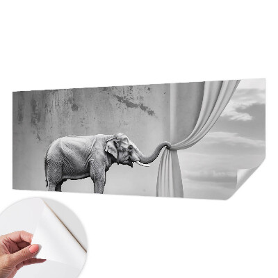 Fototapeta samoprzylepna do sypialni z surrealistycznym motywem słonia
