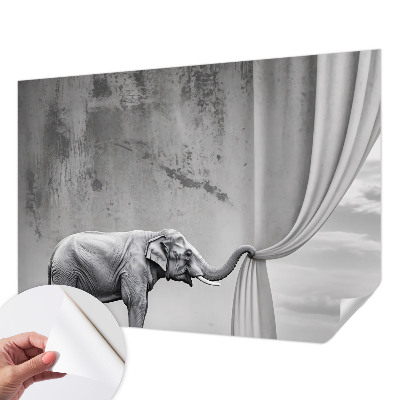 Fototapeta samoprzylepna do sypialni z surrealistycznym motywem słonia