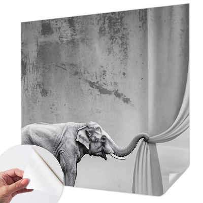 Fototapeta samoprzylepna do sypialni z surrealistycznym motywem słonia
