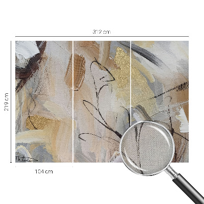 Tapeta fotograficzna z abstrakcyjną kompozycją