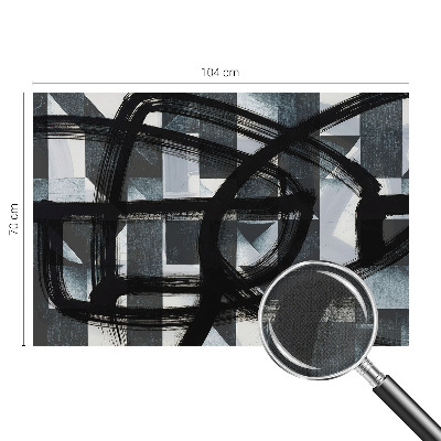 Tapeta fotograficzna samoprzylepna z motywem ekspresyjnej geometrii