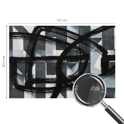 Tapeta fotograficzna samoprzylepna z motywem ekspresyjnej geometrii