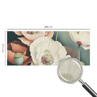 Dekoracyjna fototapeta na ścianę z motywem kwiatowym