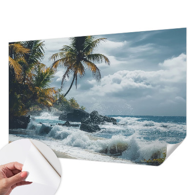 Tapeta fotograficzna z motywem egzotycznej plaży