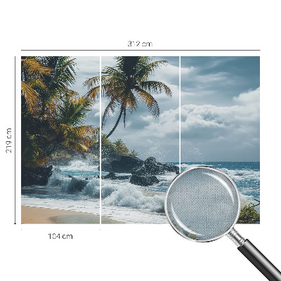 Tapeta fotograficzna z motywem egzotycznej plaży