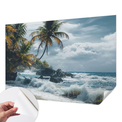 Tapeta fotograficzna z motywem egzotycznej plaży