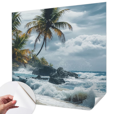 Tapeta fotograficzna z motywem egzotycznej plaży