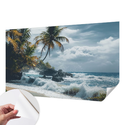Tapeta fotograficzna z motywem egzotycznej plaży