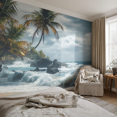 Tapeta fotograficzna z motywem egzotycznej plaży