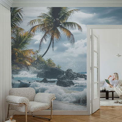 Tapeta fotograficzna z motywem egzotycznej plaży