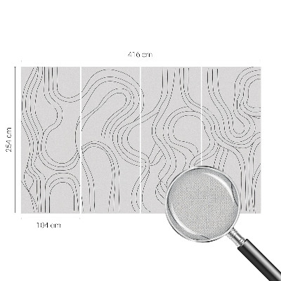 Tapeta fotograficzna samoprzylepna z motywem linii organicznych