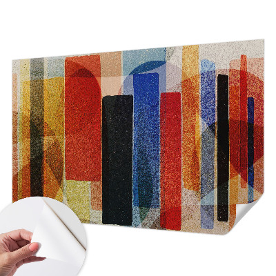 Dekoracyjna fototapeta na ścianę z geometrycznymi formami