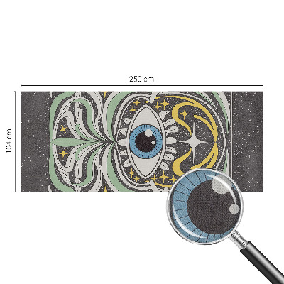 Tapeta fotograficzna samoprzylepna z motywem symetrycznego oka