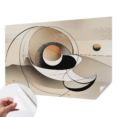 Tapeta fotograficzna z motywem harmonijnej abstrakcji