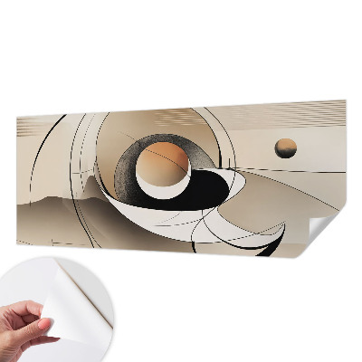 Tapeta fotograficzna z motywem harmonijnej abstrakcji