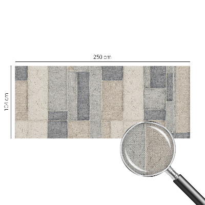 Fototapeta samoprzylepna z nadrukiem z geometrycznym wzorem mozaiki