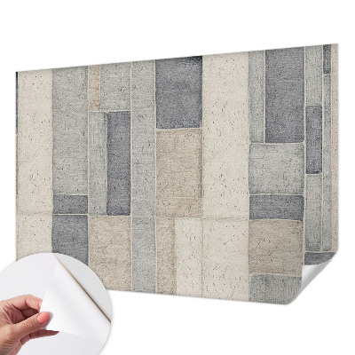 Fototapeta samoprzylepna z nadrukiem z geometrycznym wzorem mozaiki