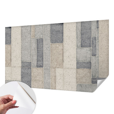 Fototapeta samoprzylepna z nadrukiem z geometrycznym wzorem mozaiki