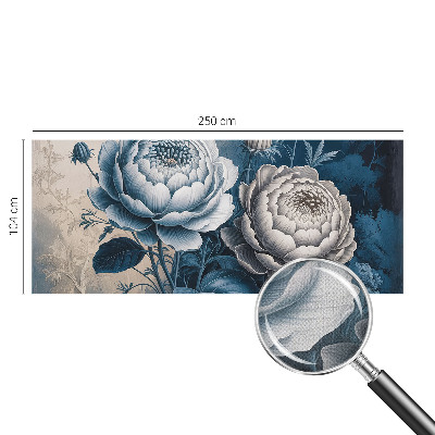Tapeta fotograficzna z motywem romantycznych kwiatów