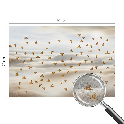 Fototapeta samoprzylepna z nadrukiem z motywem ptaków w locie