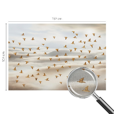 Fototapeta samoprzylepna z nadrukiem z motywem ptaków w locie