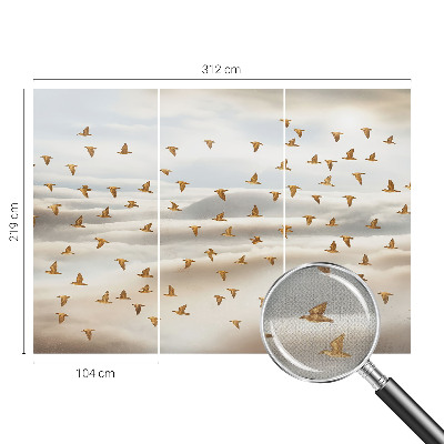 Fototapeta samoprzylepna z nadrukiem z motywem ptaków w locie