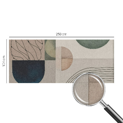 Fototapeta samoprzylepna do sypialni z geometrycznym wzorem