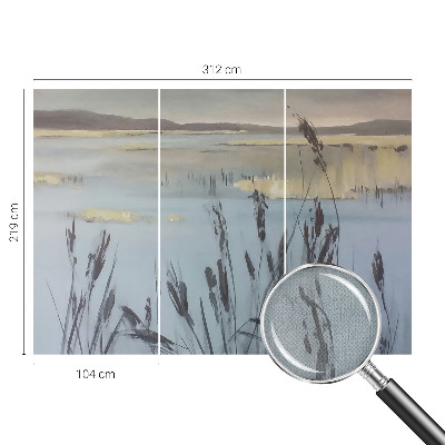 Tapeta fotograficzna samoprzylepna z motywem spokojnego jeziora