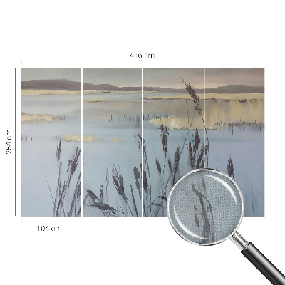 Tapeta fotograficzna samoprzylepna z motywem spokojnego jeziora
