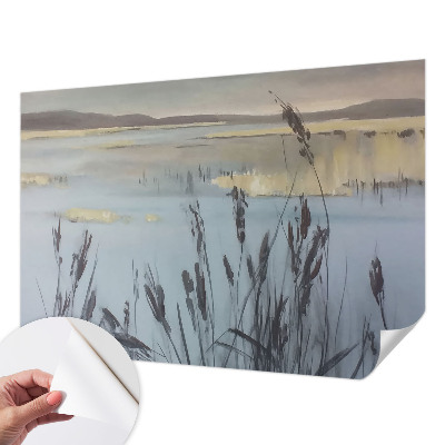 Tapeta fotograficzna samoprzylepna z motywem spokojnego jeziora