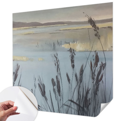 Tapeta fotograficzna samoprzylepna z motywem spokojnego jeziora