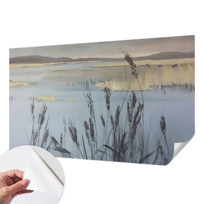 Tapeta fotograficzna samoprzylepna z motywem spokojnego jeziora